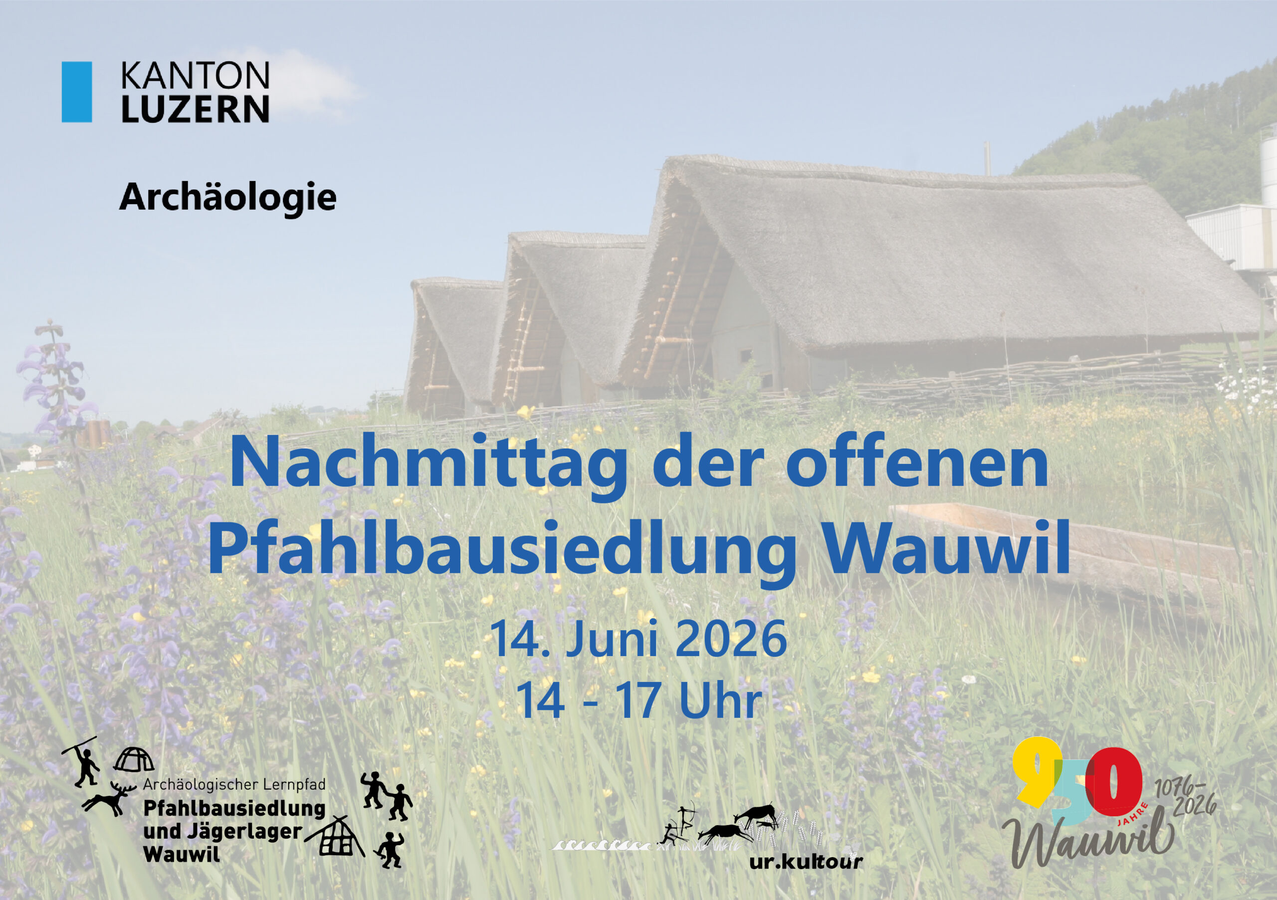 Nachmittag der offenen Pfahlbausiedlung Wauwil